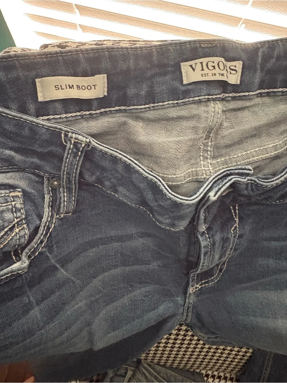 Blue Bootcut Jeans - Women's Classic Mid Rise Vigoss